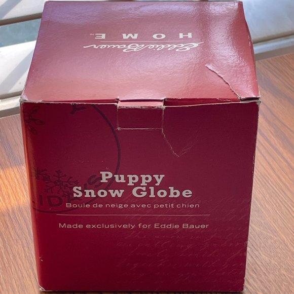 Puppy Snow Globe By Eddie Bauer - Picture 6 of 9